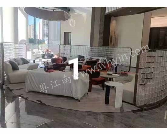 弧形亞克力隔斷