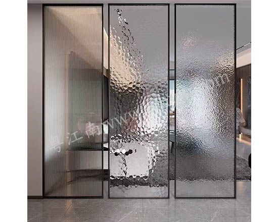 不銹鋼玻璃屏風