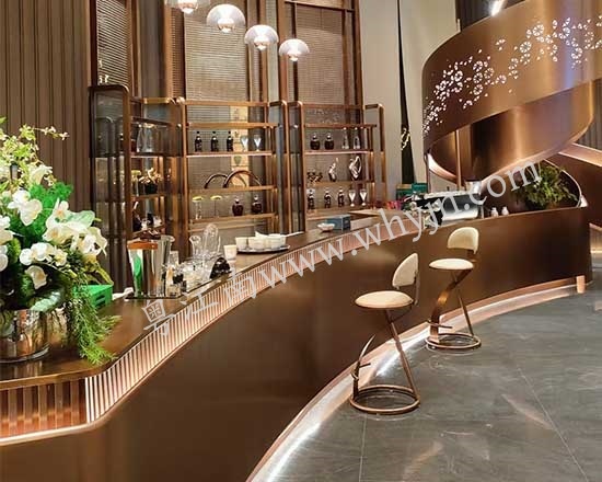 不銹鋼吧臺及架子